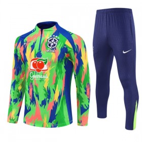 Brasilien Training Sweatshirts Viertelreißverschluss 2025-26 Grüne